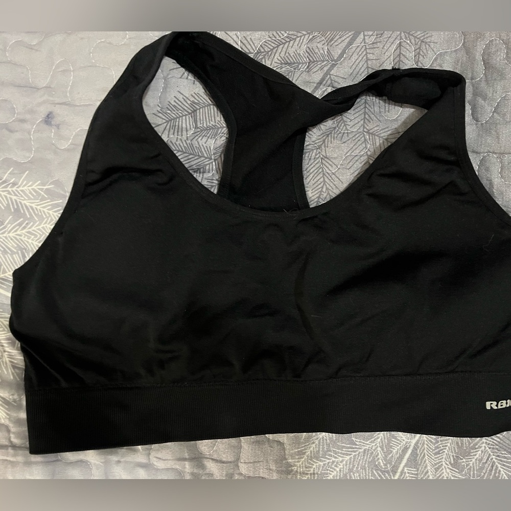 RBX black sports bra XL